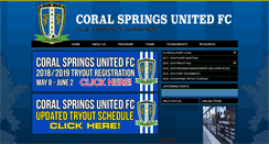 Desktop Screenshot of coralspringsunited.com