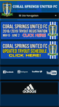Mobile Screenshot of coralspringsunited.com